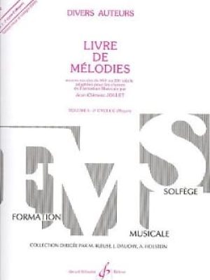 Livre de melodies volume 5 / Jollet Jean-Clément