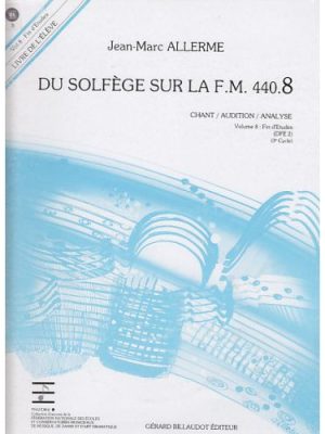 Du solfege sur la f.m. 440.8 – chant/audition/analyse – eleve / Allerme Jean-Marc