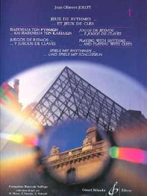 Jeux de rythmes et jeux de cles – 6 langues – im1 – volume 1 / Jollet Jean-Clément