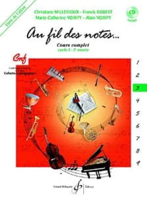 Au fil des notes volume 3 – livre de l&rsquo;eleve / Divers Auteurs