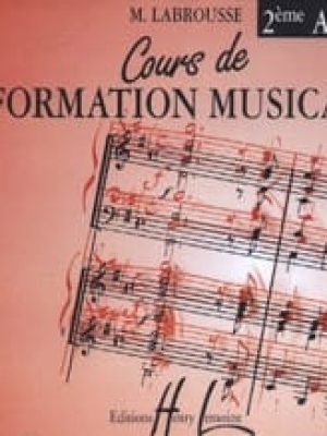 Cours de formation musicale Vol.2 (CD) /Labrousse Marguerite