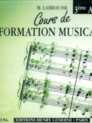 Cours de formation musicale Vol.3 (CD) /Labrousse Marguerite