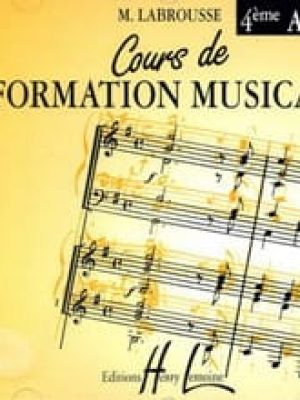 Cours de formation musicale Vol.4 (CD) /Labrousse Marguerite