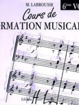 Cours de formation musicale Vol.6 (CD) /Labrousse Marguerite