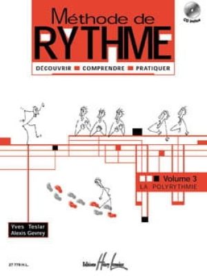 Méthode de rythme Vol.3 (CD inclus) / Teslar Yves – Gevrey Alexis