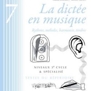 La dictée en musique Vol.7 – corrigé / Chepelov Pierre – Menut Benoît
